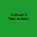 Test Nav 8 Practice Items